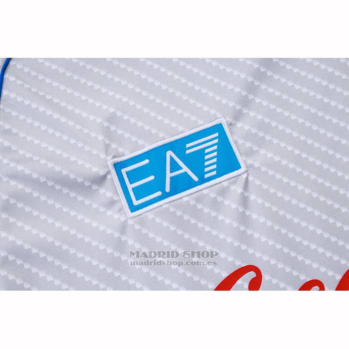 Chandal del Napoli Manga Corta 2025-2026 Blanco - Pantalon Corto